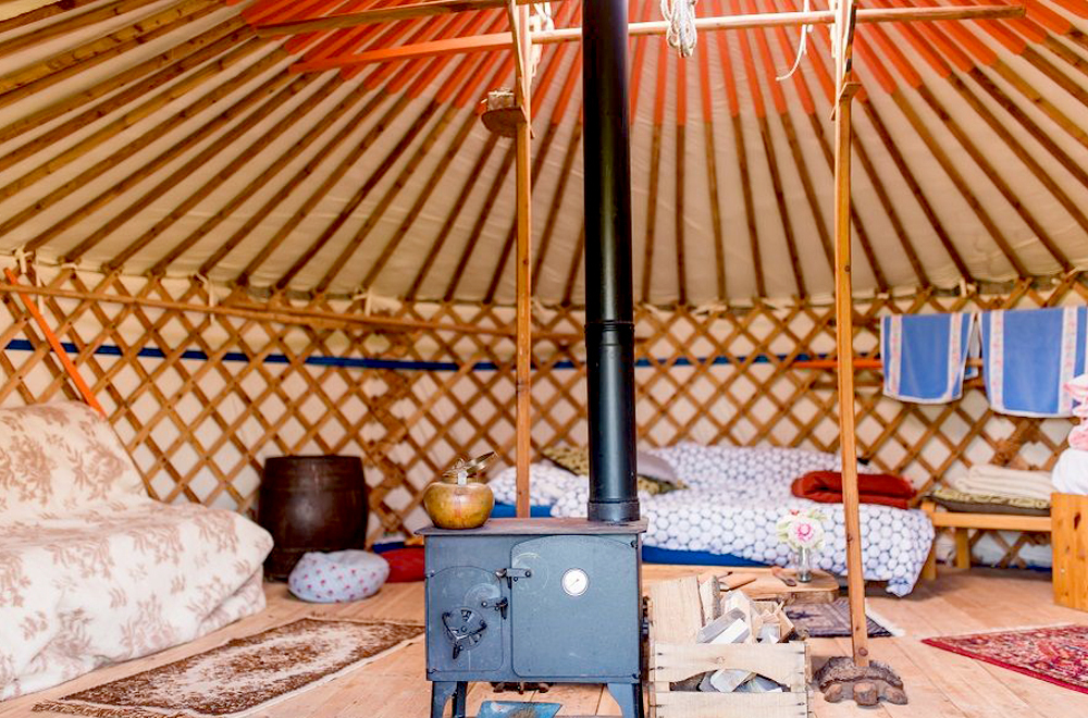 Een yurt als vakantiehuisje