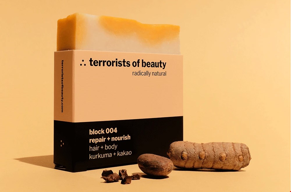 Vervang al je verpakkingen door één stuk zeep van Terrorists of Beauty