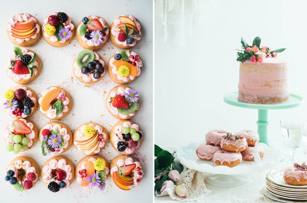 Monoporties en mini weddingcakes