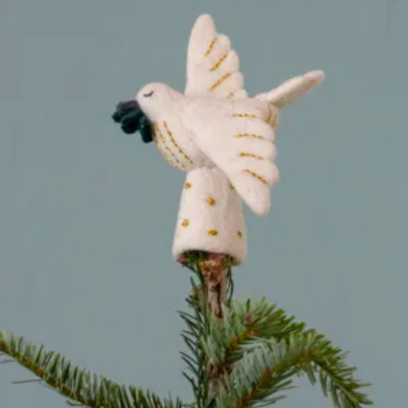 Kerstboompiek duif