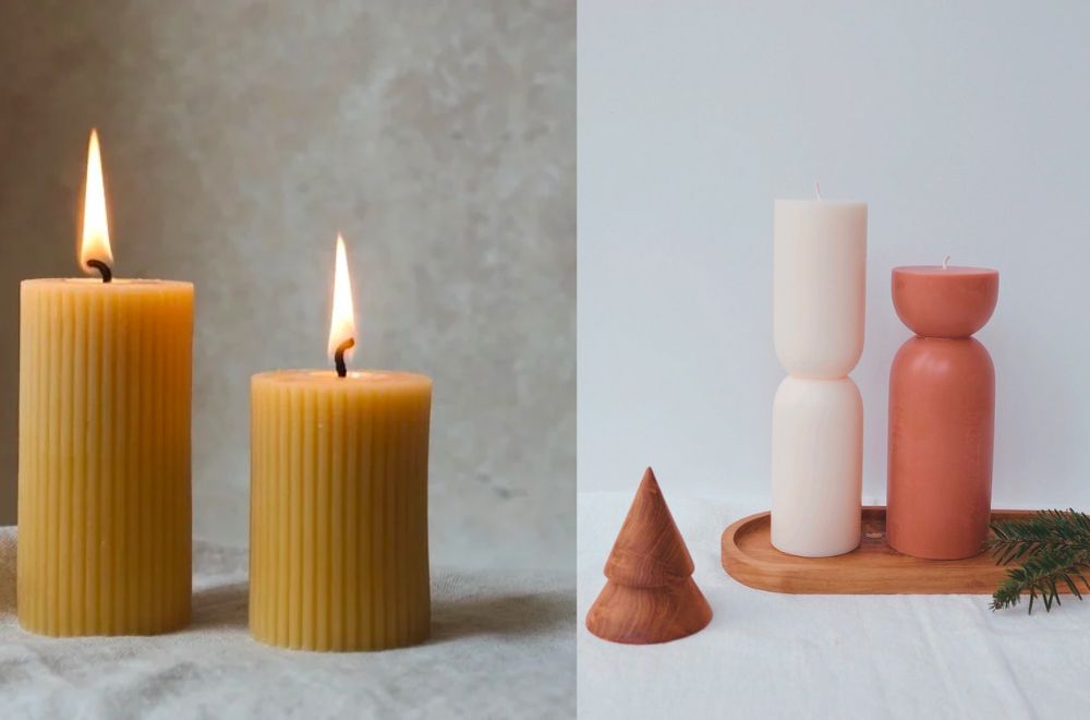 Handgemaakte kaarsen vind je bij Licht & Fijn