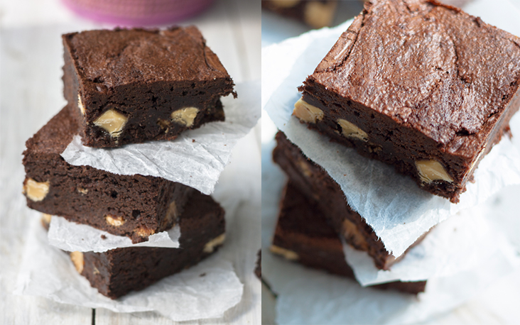 Het recept voor deze yummy brownies vind je aan het einde van dit artikel.